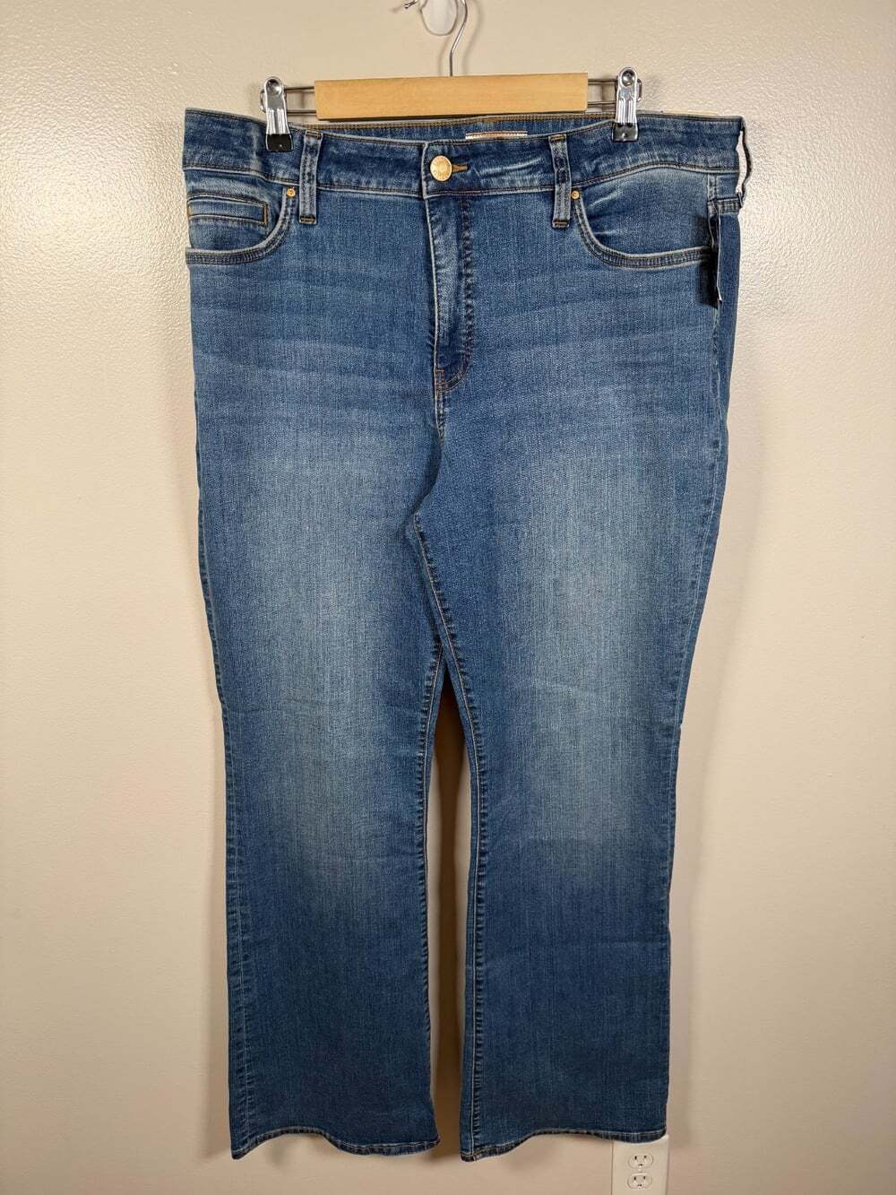 Kut from the Kloth Natalie Fab Ab Bootcut Jeans Size 18 High Rise Blue Denim